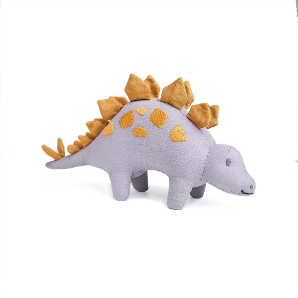 Linen Dinosaur Steggy Stegosaurus NEW ARRIVAL - Ruby & Grace 