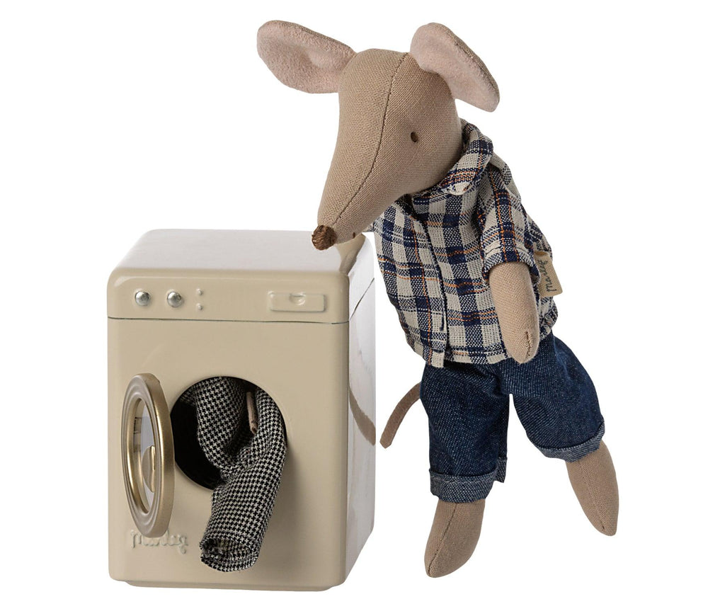 Maileg Washing Machine Mouse Size AW2023 PREORDER - Ruby & Grace 