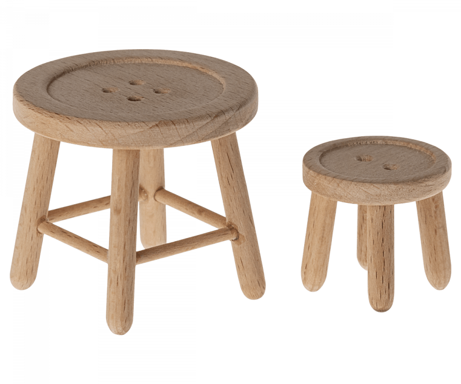 Maileg Table and Stool Set for Mice 2024 Preorder Only - Ruby & Grace 