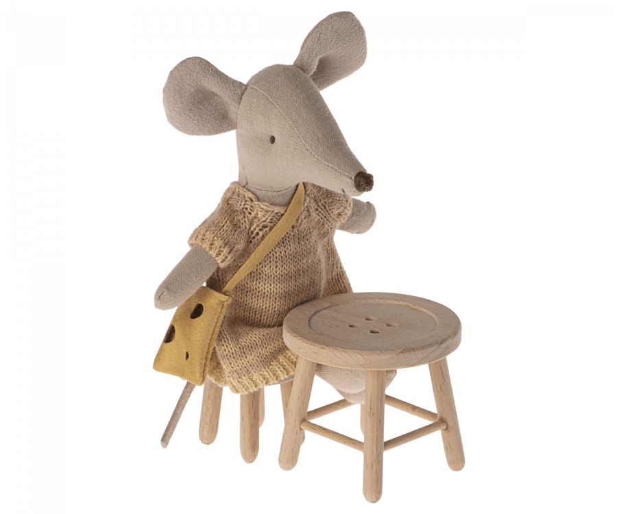 Maileg Table and Stool Set for Mice 2024 Preorder Only - Ruby & Grace 