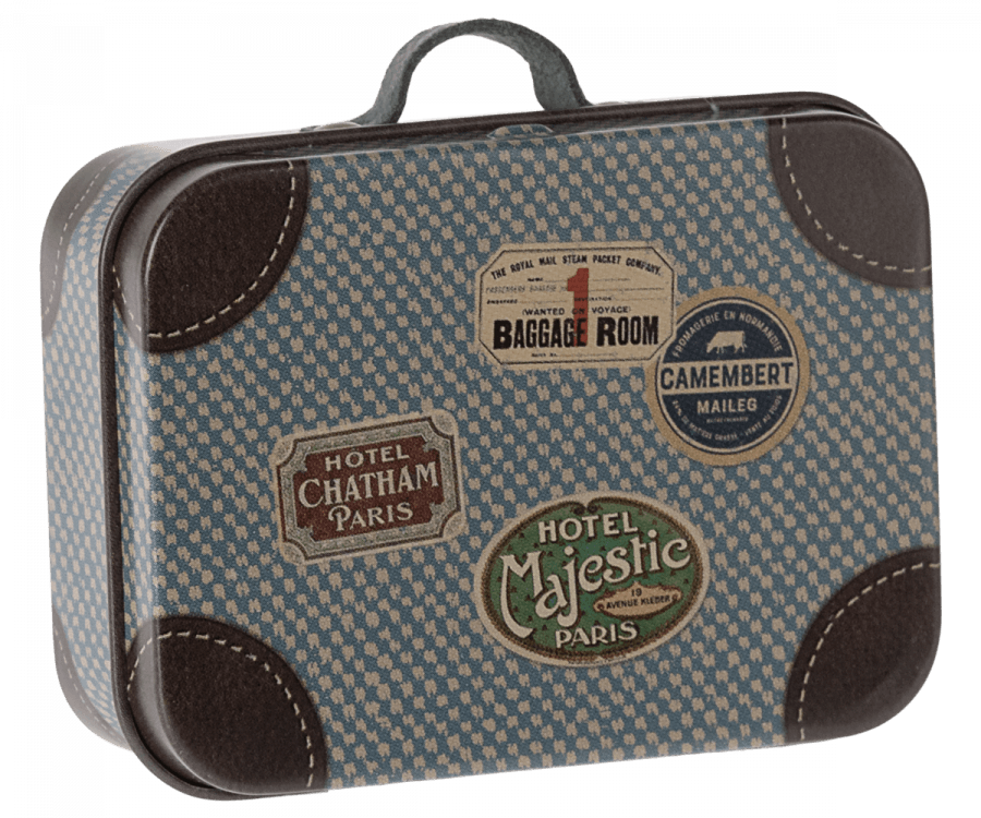 Maileg Decorative Suitcase Tins Blue 2024 Preorder Only - Ruby & Grace 