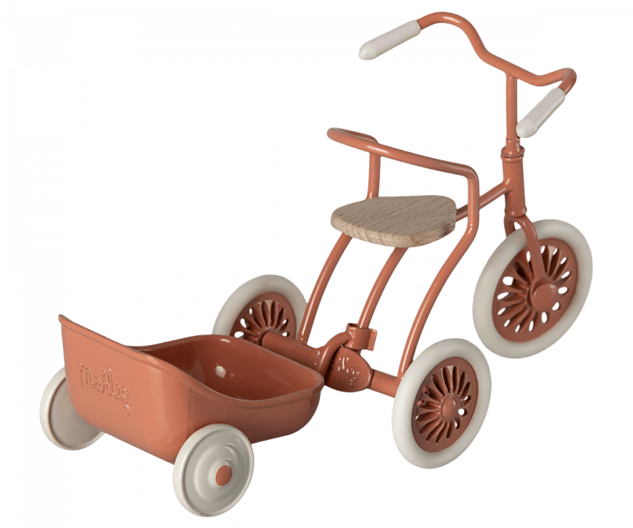 Maileg Coral Tricycle Hanger 2024 Preorder Only - Ruby & Grace 