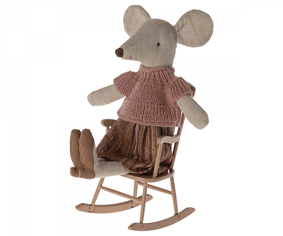 Maileg Rocking Chair Mouse Sized 2024 NEW ARRIVAL - Ruby & Grace 