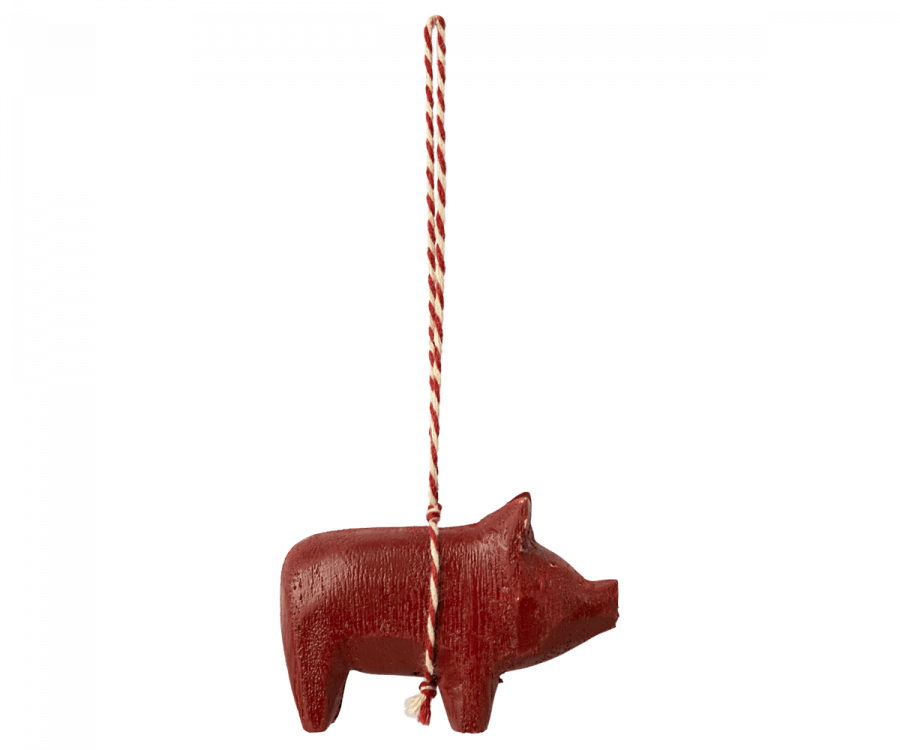 Maileg Red Pig Ornament - Ruby & Grace 