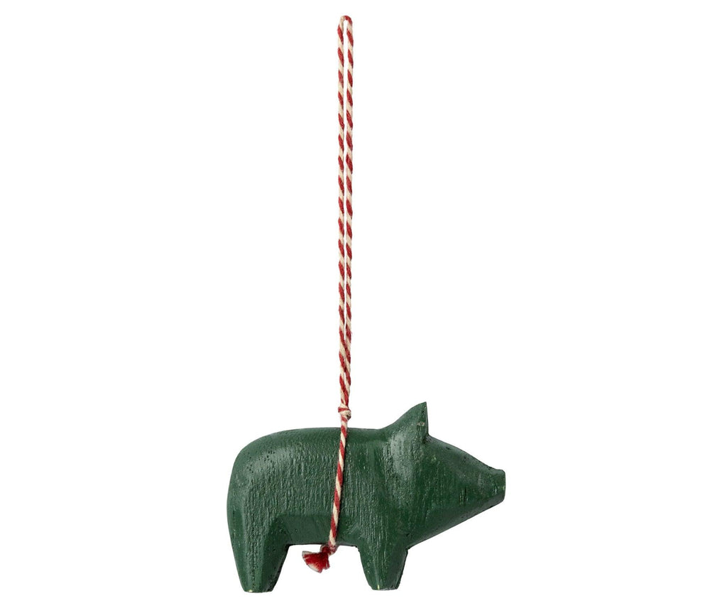 Maileg Green Pig Ornament AW2023 PREORDER - Ruby & Grace 
