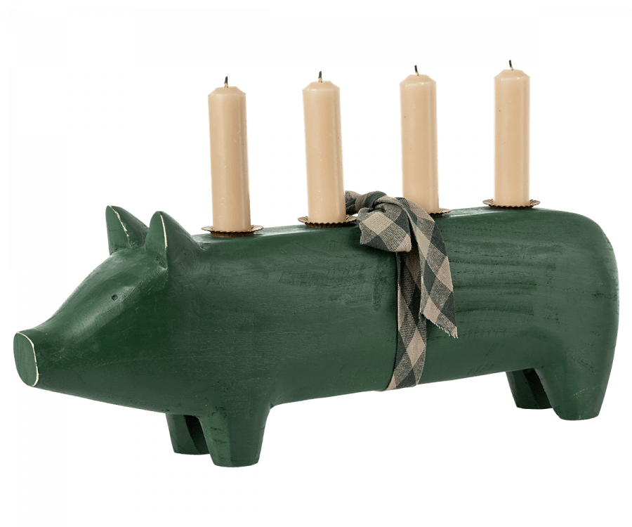 Maileg Large Green Pig Candle Holder SOLD OUT - Ruby & Grace 