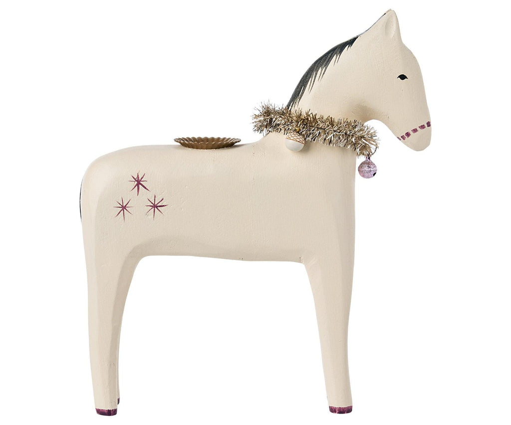 Maileg Christmas Large Horse Candle Ornament AW2023 PREORDER - Ruby & Grace 