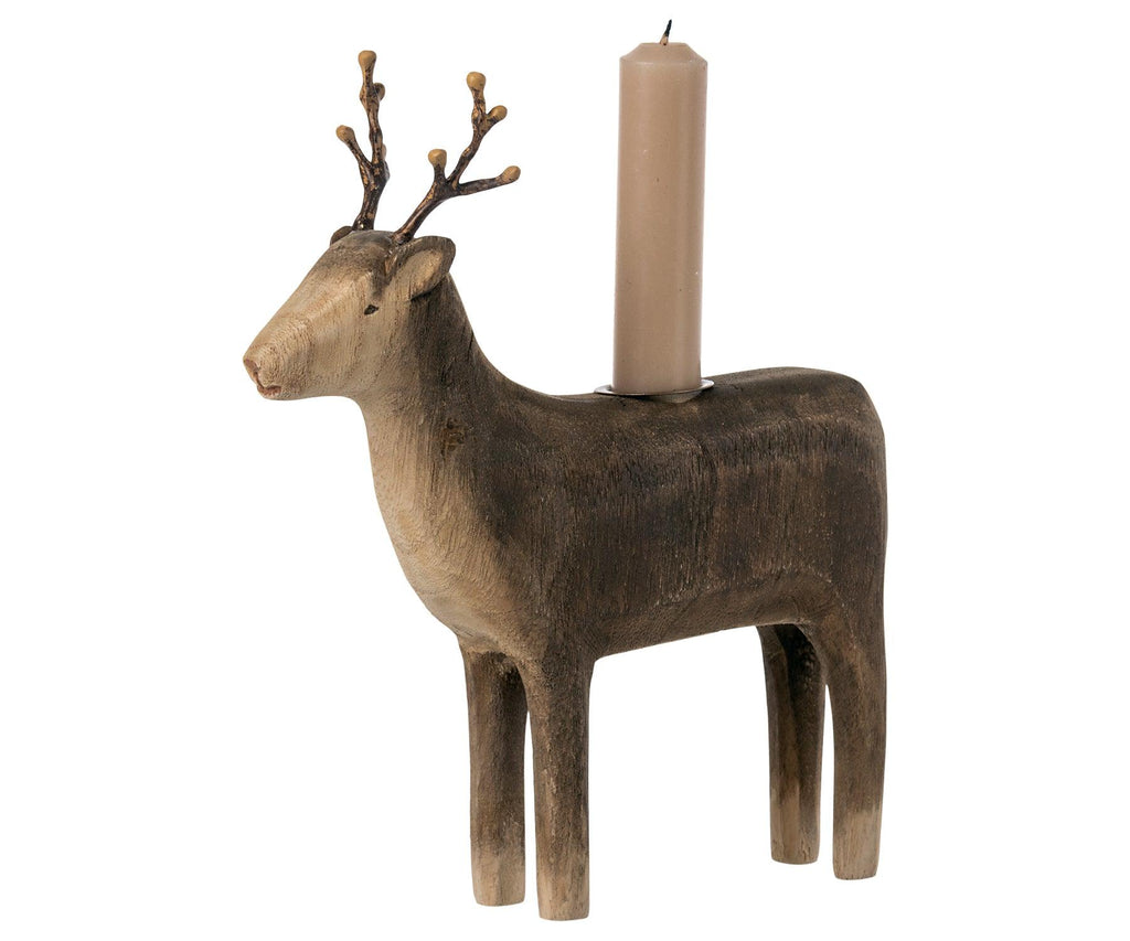 Maileg Christmas Large Reindeer Candle Ornament AW2023 PREORDER - Ruby & Grace 