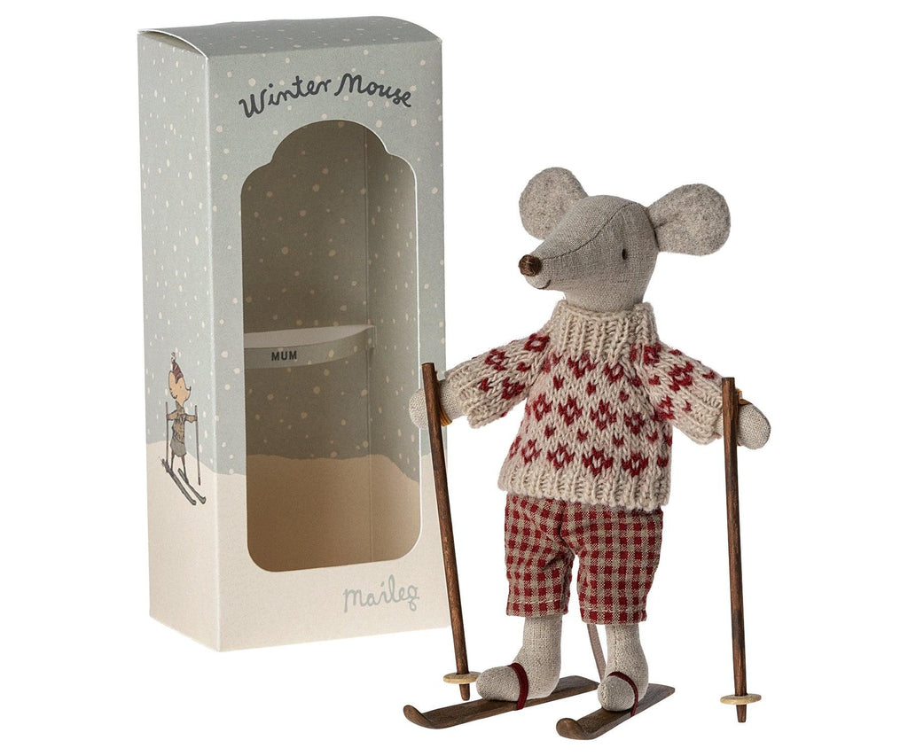 Maileg Winter Ski Mouse AW2023 PREORDER - Ruby & Grace 