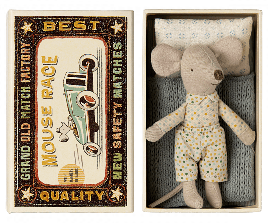 Maileg Little Brother Mouse in Matchbox 2024 BACK IN STOCK - Ruby & Grace 