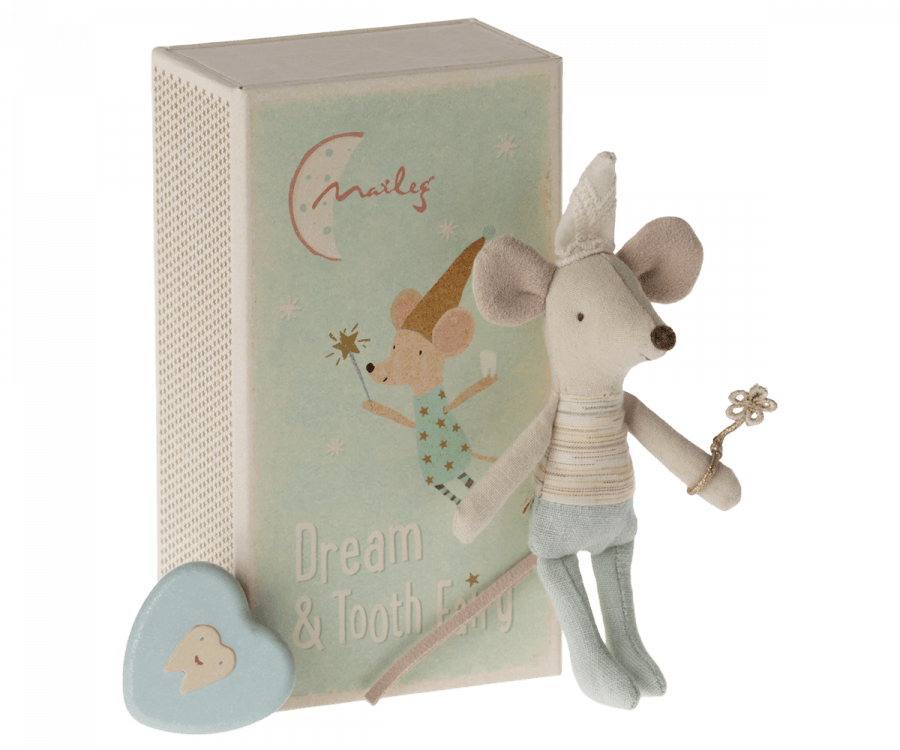 Maileg Tooth Fairy Little Brother Mouse in Matchbox 2024 Preorder Only - Ruby & Grace 