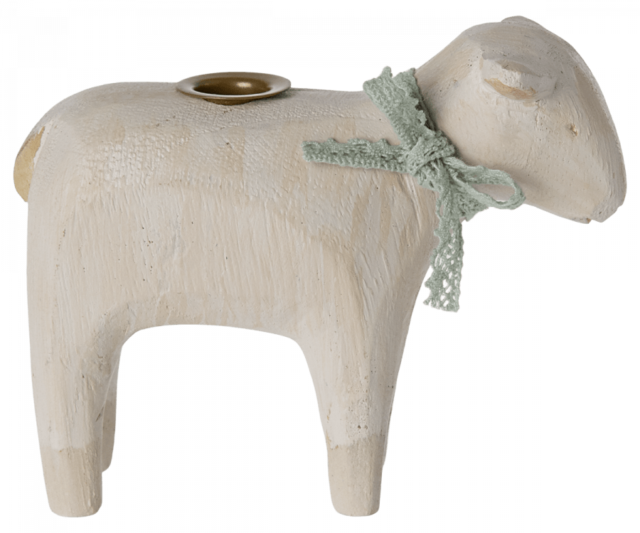 Maileg Metal Lamb Candle Holder Mint NEW ARRIVAL 2024 SOLD OUT - Ruby & Grace 