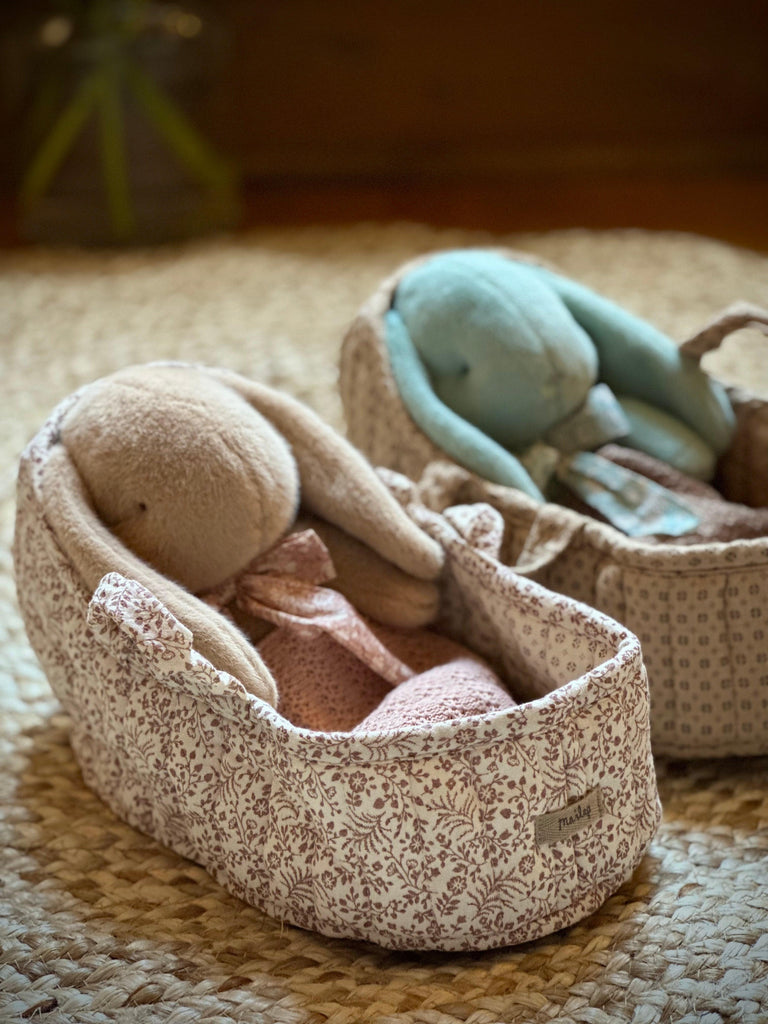 Mint Bunny in Carrycot SOLD OUT - Ruby & Grace 