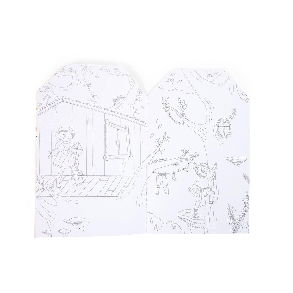 Colouring Book + 145 Stickers: Parisiennes NEW ARRIVAL - Ruby & Grace 