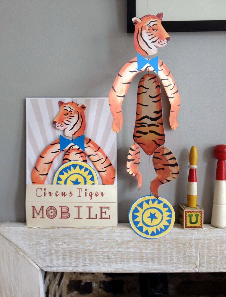 Circus Tiger Kinetic Mobile NEW ARRIVAL - Ruby & Grace 