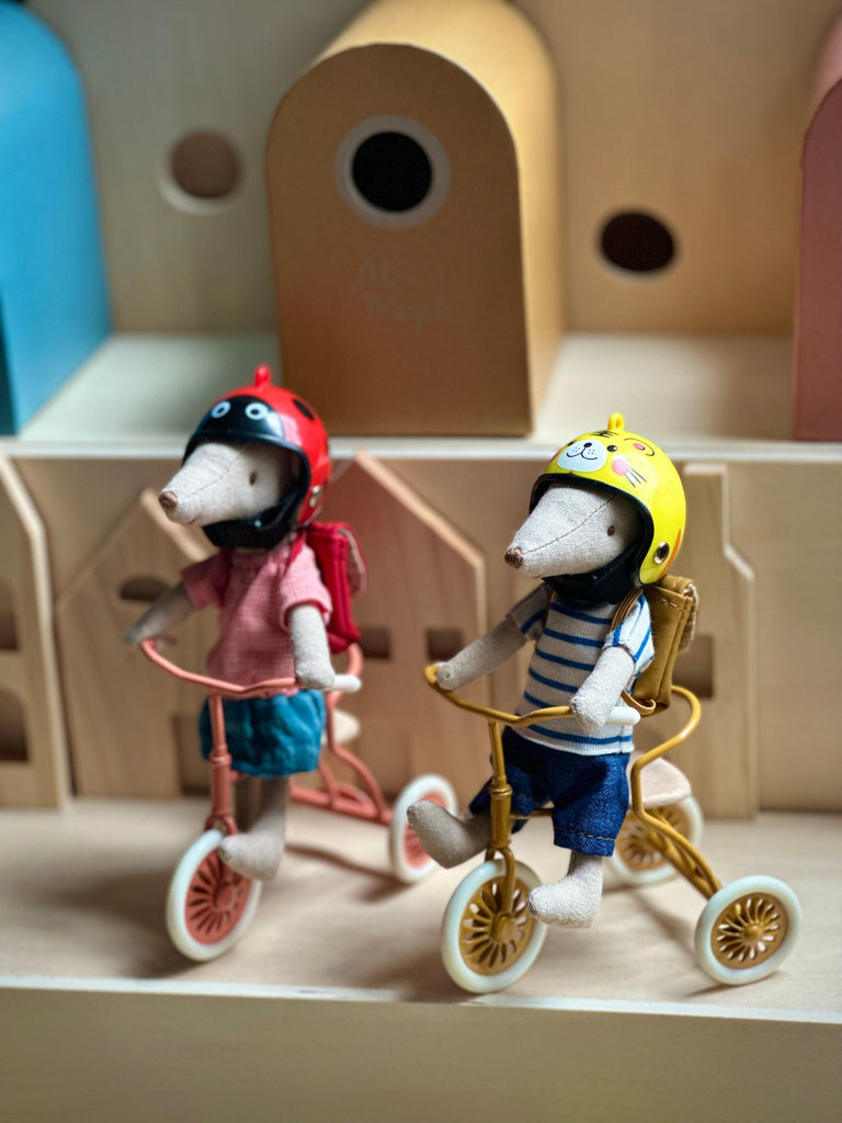 Maileg Coral Tricycle 2024 Preorder Only FREE HELMET WHILE STOCKS LAST - Ruby & Grace 
