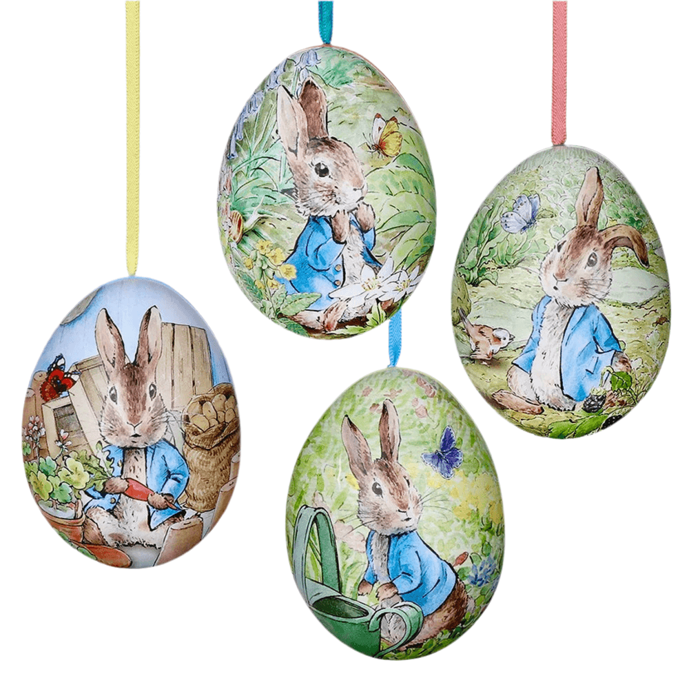 Peter Rabbit Mini Hanging Easter Egg Tins SET OF 4: SOLD OUT – Ruby & Grace