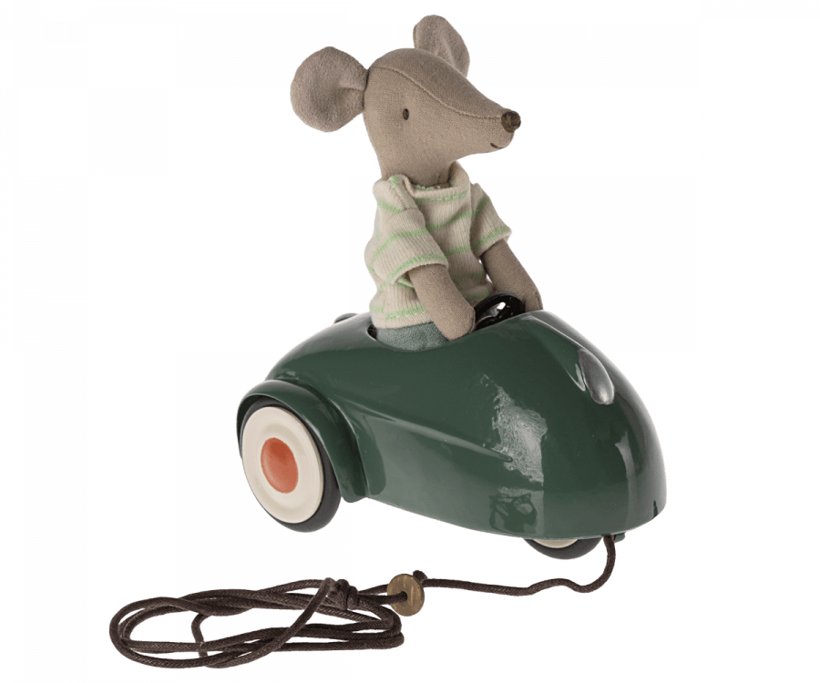 Maileg Car Mouse Dark Green 2024 Preorder Only - Ruby & Grace 
