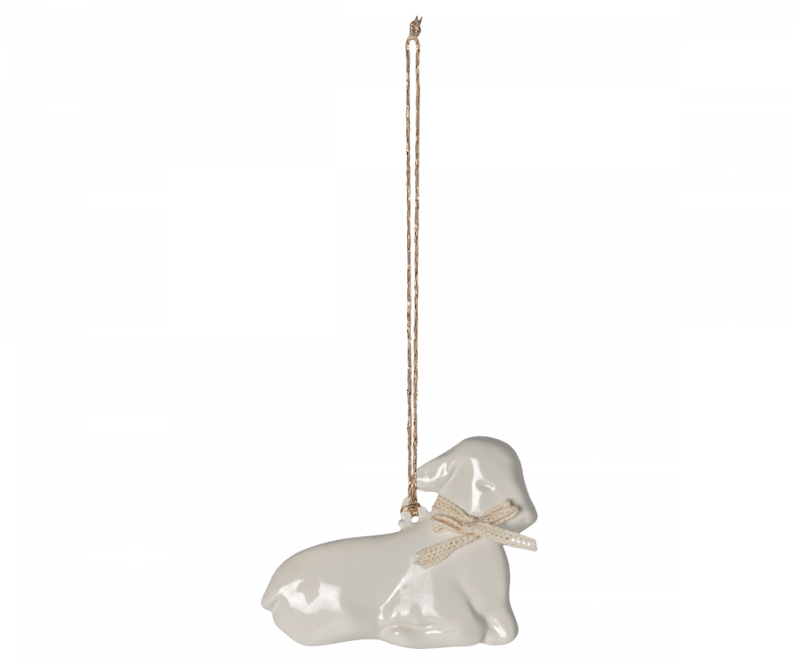 Maileg Metal Lamb Ornament Off White NEW ARRIVAL 2024 - Ruby & Grace 