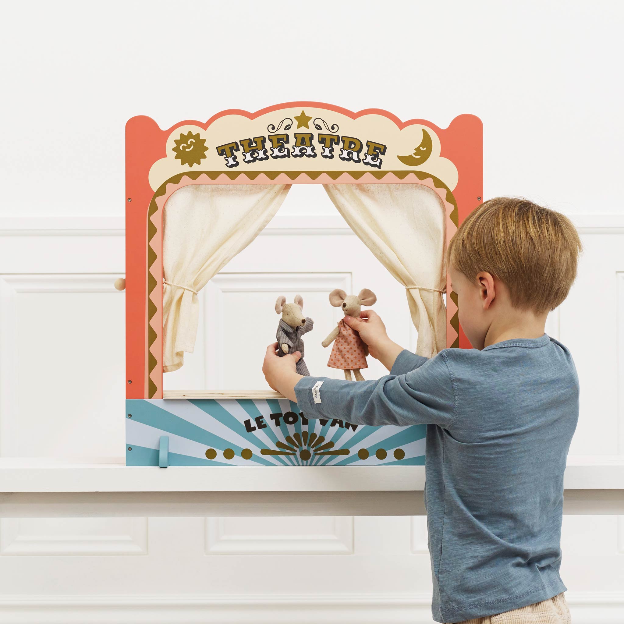 Ruby Puppet Le Toy Van Tabletop Puppet Wooden Theatre – FSC® Wood: BACK IN STOCK ...