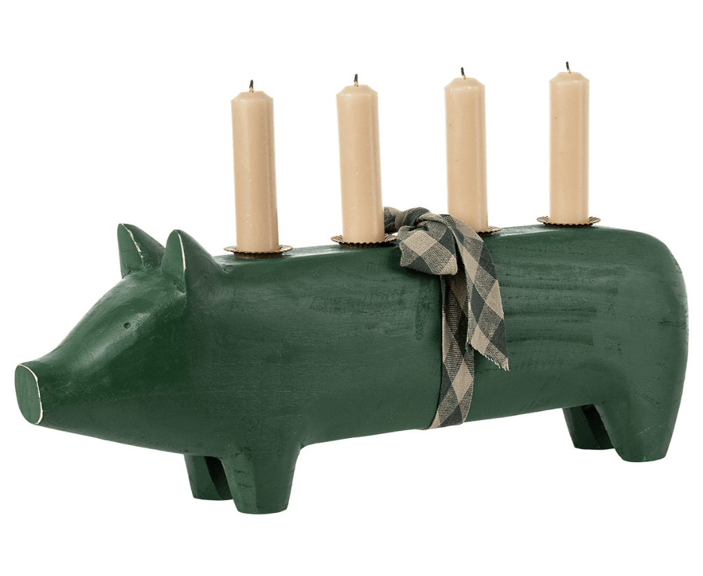 Maileg Large Green Pig Candle Holder SOLD OUT - Ruby & Grace 