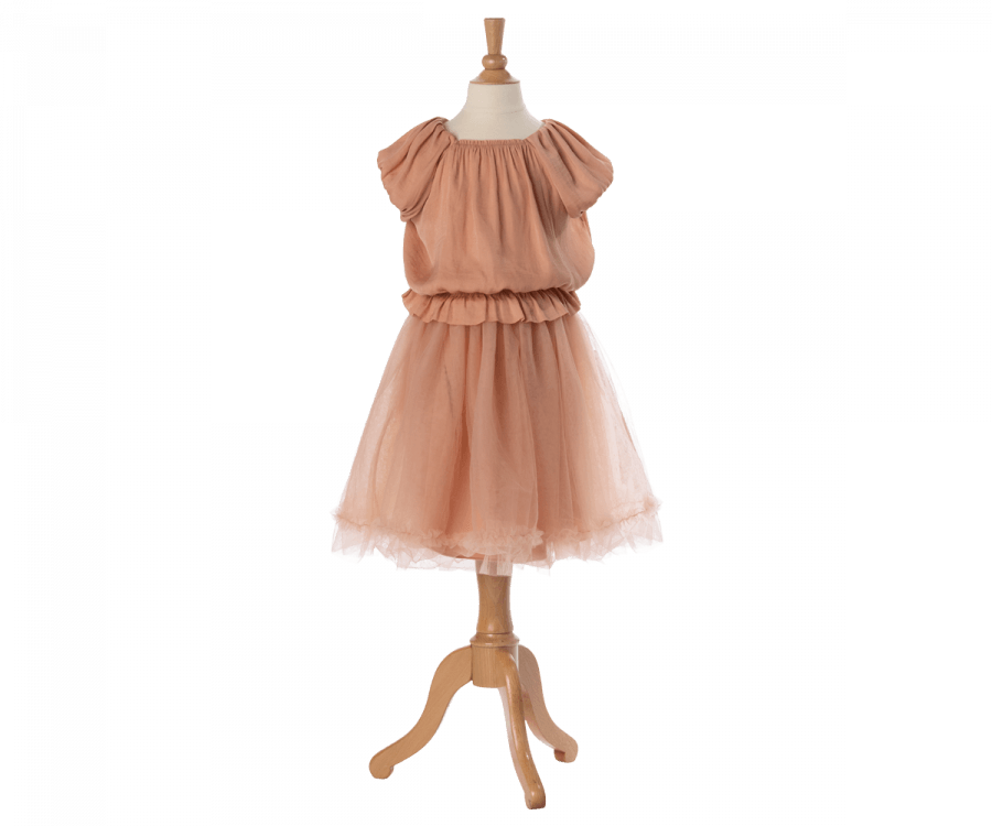 Maileg Princess Skirt Melon 4-6 & 6-8 years: Spring Summer Magic Wardrobe NEW ARRIVAL - Ruby & Grace 