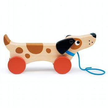 Wooden Toy Puppy On Wheels NEW ARRIVAL - Ruby & Grace 