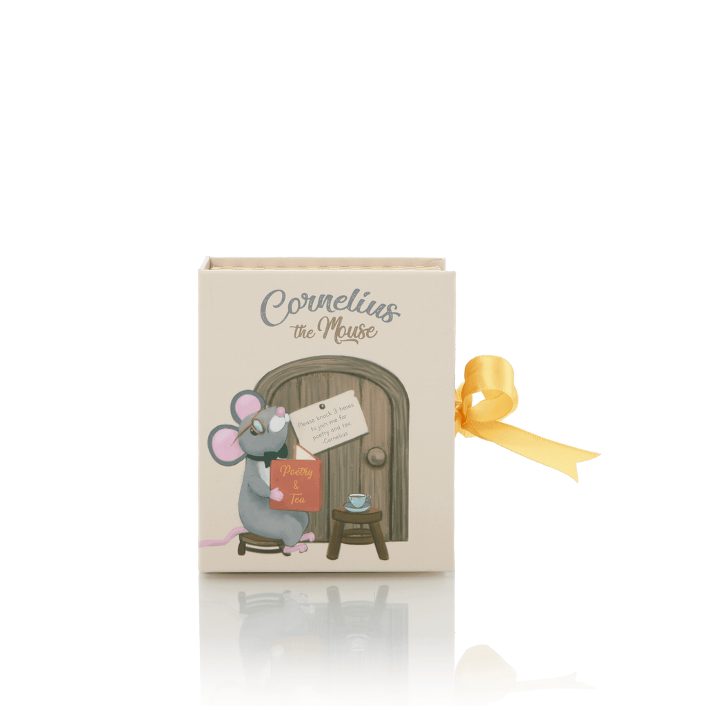 Cornelius Mouse With Poetry Book.