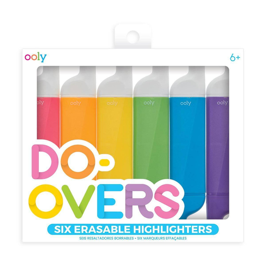 Ooly Do-Overs Erasable Highlighters.
