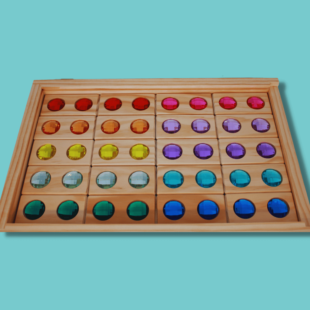 Nurture Play Rainbow Gem Blocks in Box: NOW IN STOCK.