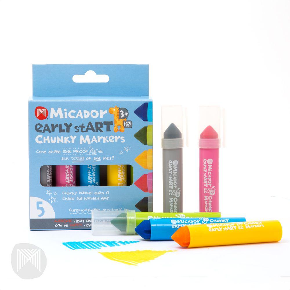 Micador Giant Chunky Markers.