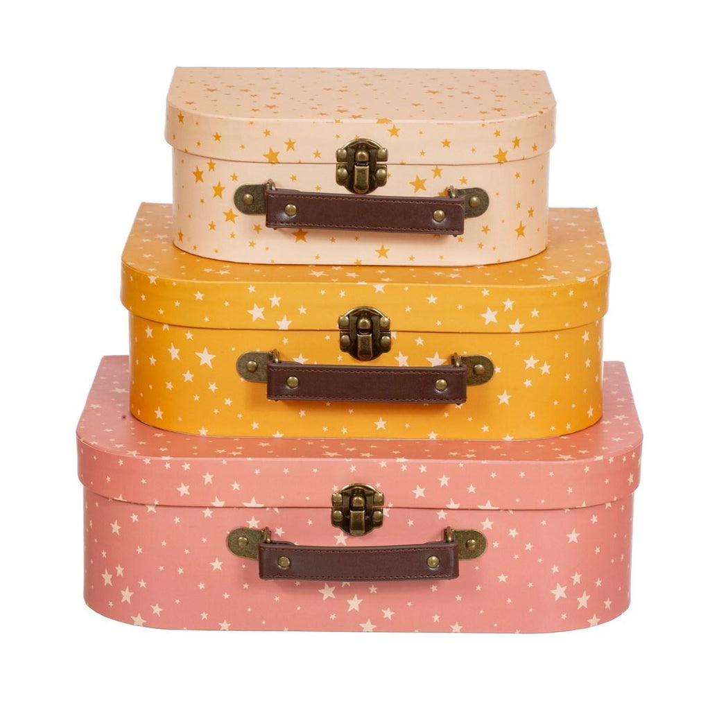 Little Stars Suitcases - Set of 3 NEW ARRIVAL - Ruby & Grace 