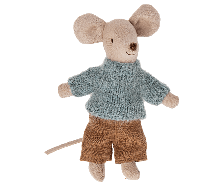Maileg New Knitted Top and Trousers For Big Brother Mouse : Fall Winter Collection 2022 Clothes - Ruby & Grace 