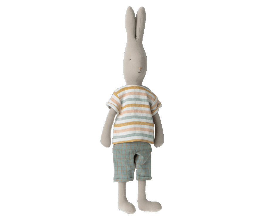Maileg Size 4 Bunny Rabbit Pants and Shirt Spring Summer 2022 - Ruby & Grace 