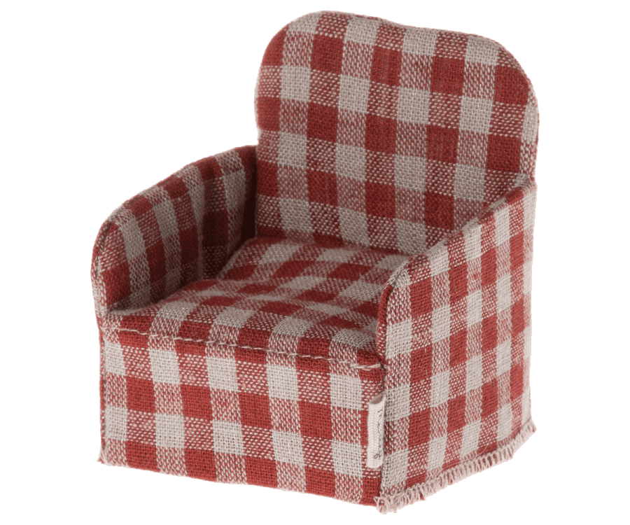 Gingham armchair deals