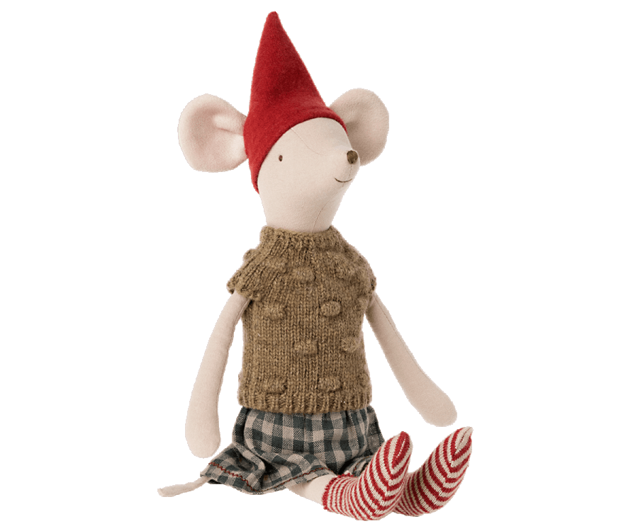 Maileg New Christmas Medium Mouse Fall Winter Collection 2022 Mice - Ruby & Grace 