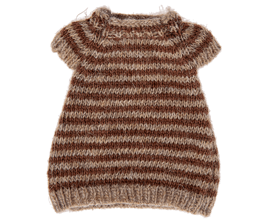 Maileg New Knitted Dress For Mum Mouse : Fall Winter Collection 2022 Clothes - Ruby & Grace 