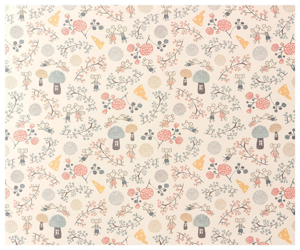 Maileg Mice Party Gift Wrap Paper By The Metre.