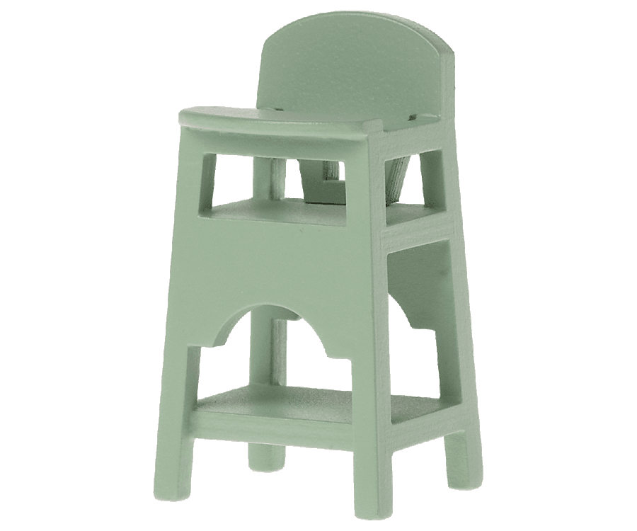 Maileg New High Chair for Mice, Mint: Fall Winter Collection 2022 Furniture NEW ARRIVAL - Ruby & Grace 