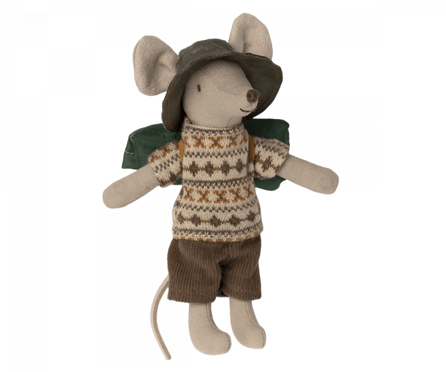 Maileg Hiker Mouse Big Brother : Spring Summer 2023 PREORDER - Ruby & Grace 