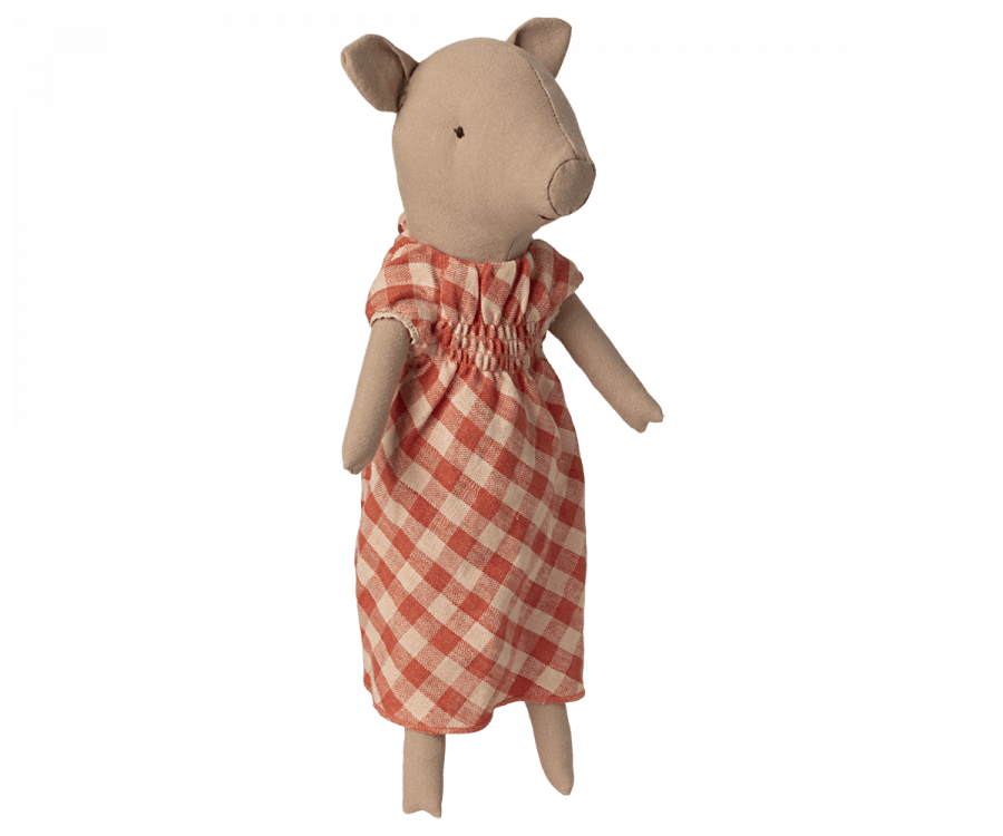 Maileg Pig in Dress: Spring Summer 2023 PREORDER - Ruby & Grace 