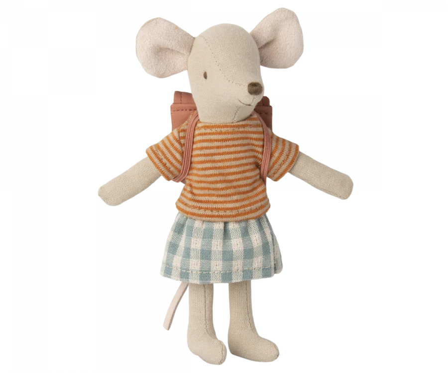 Maileg Mouse Clothes inc Rose Bag : Spring Summer 2023 NEW ARRIVAL - Ruby & Grace 