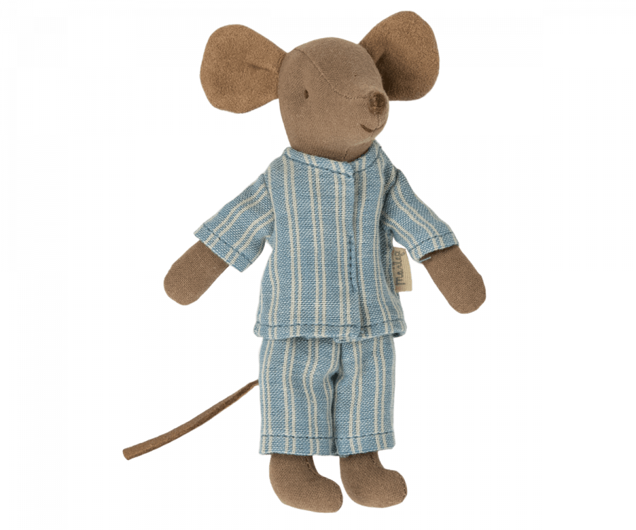 Maileg Brown Mouse Big Brother in Matchbox: Spring Summer 2023 PREORDER - Ruby & Grace 