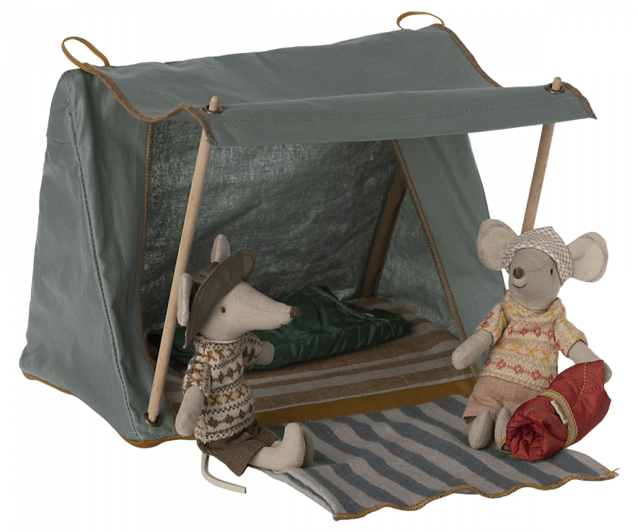 Maileg Camping Tent Mouse: Spring Summer 2023 PREORDER - Ruby & Grace 