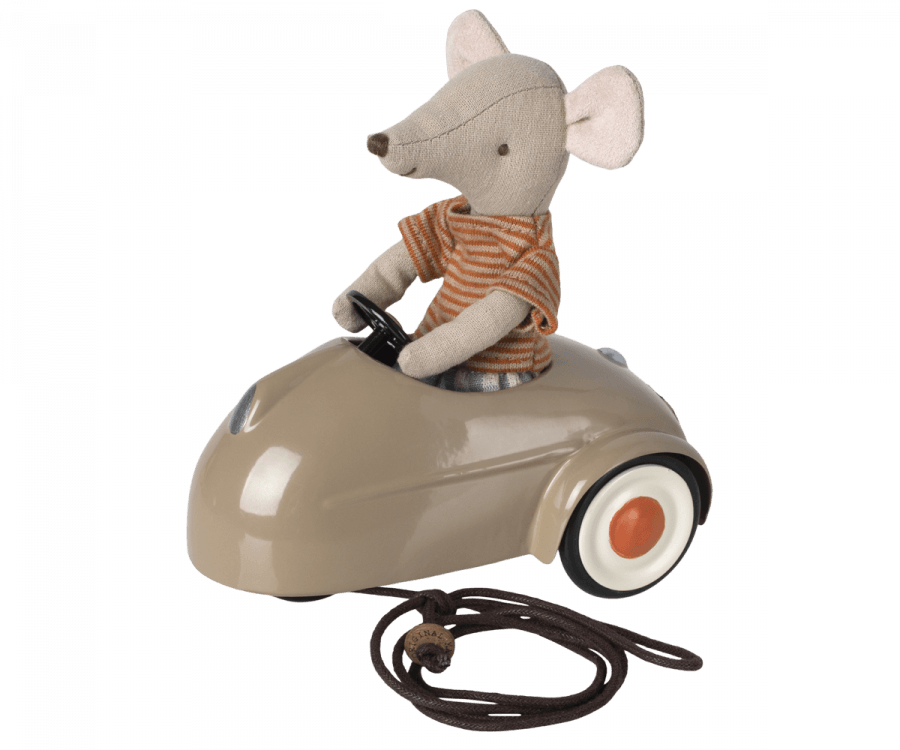 Maileg Brown Mouse Car: NEW ARRIVAL - Ruby & Grace 