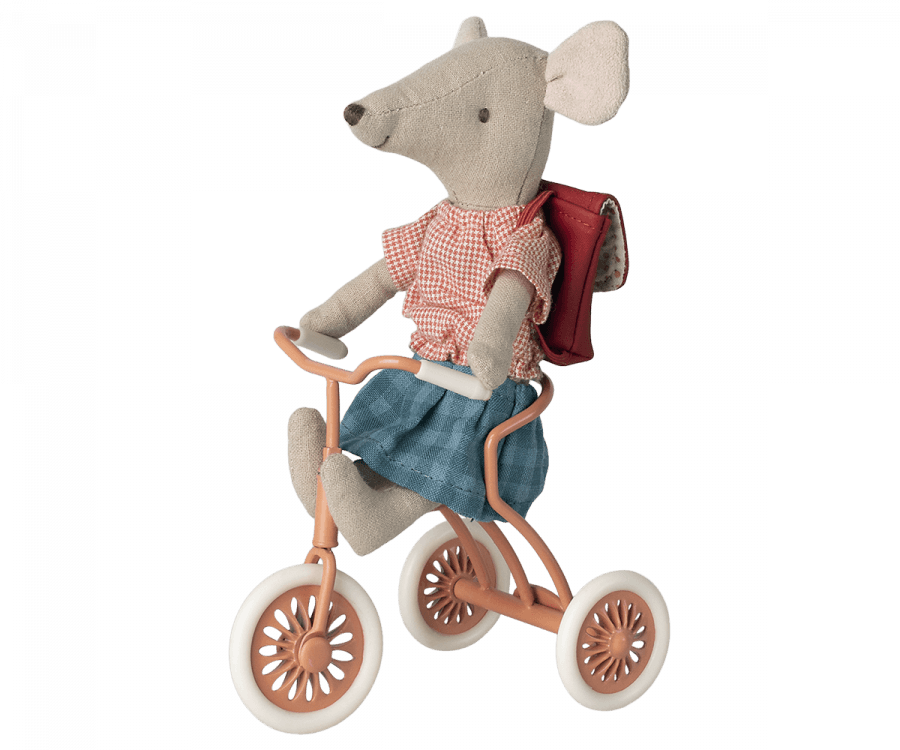 Maileg Tricycle Coral: Spring Summer 2023 NEW ARRIVAL - Ruby & Grace 