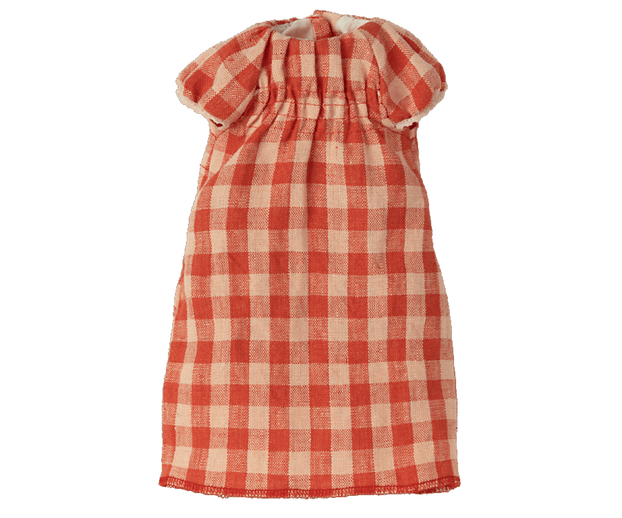Maileg Size 3 Bunny Rabbit Checked Gingham Dress Spring Summer 2022 - Ruby & Grace 
