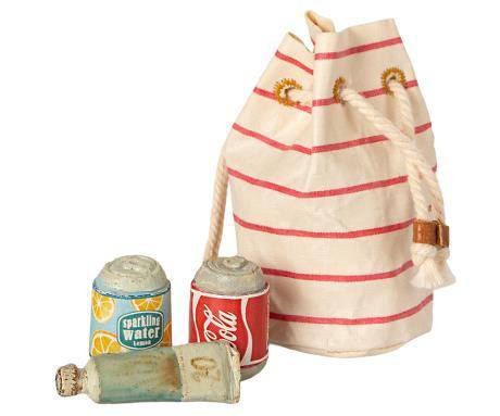 Maileg Beach Bag with Beach Essentials.