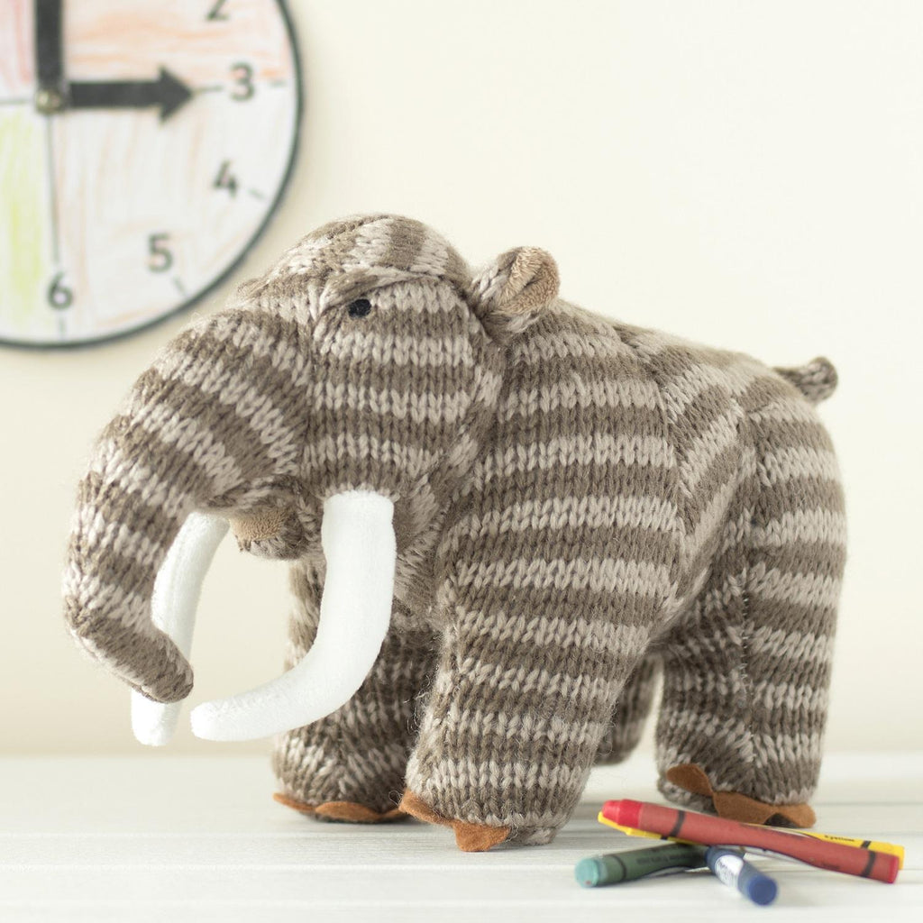 Striped Knitted Woolly Mammoth.