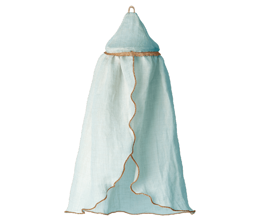Maileg New Miniature bed canopy - Mint Fall Winter Collection 2022 NEW ARRIVAL - Ruby & Grace 